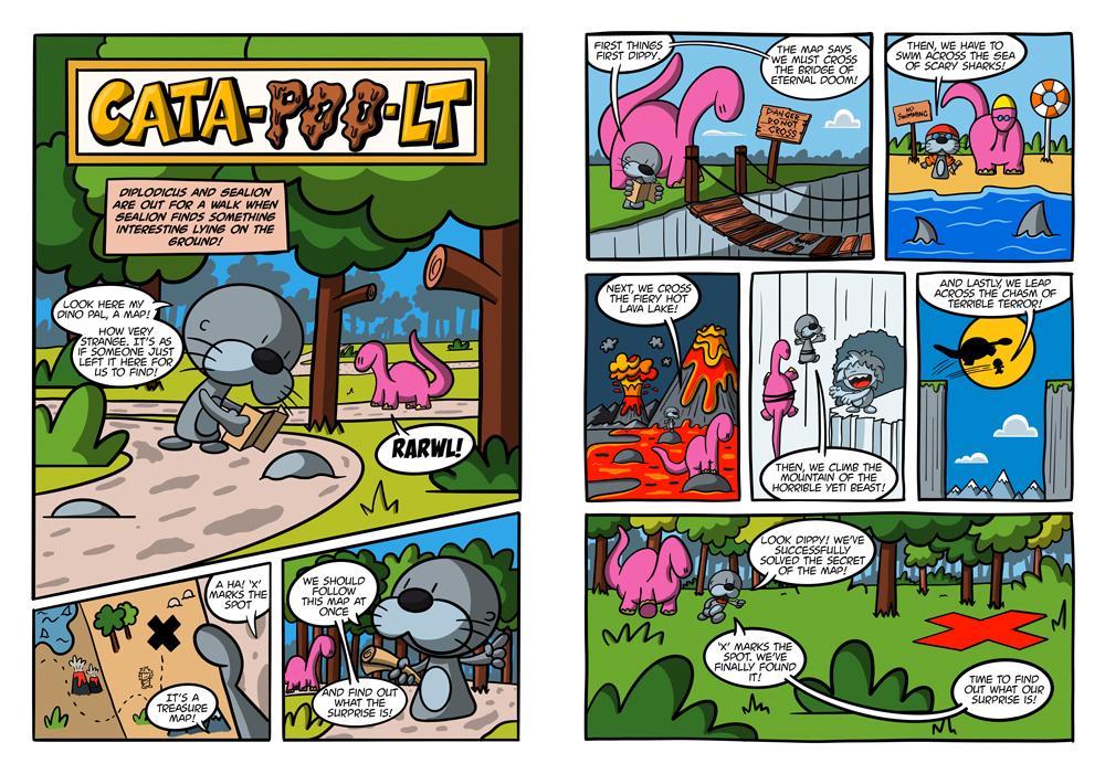 Inside The Beyond: comic page