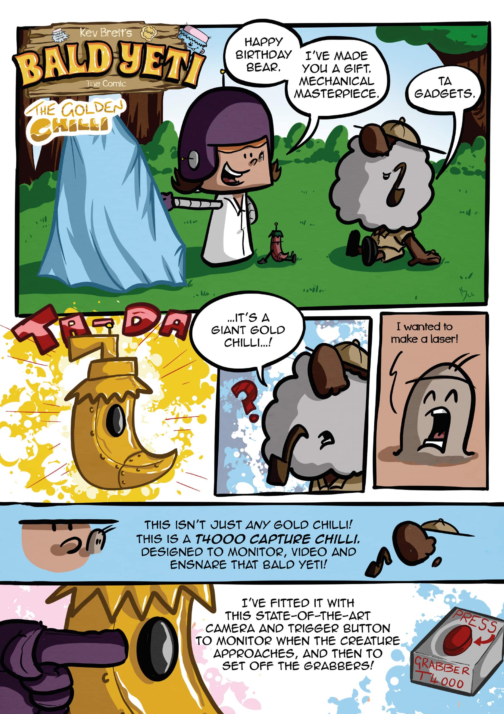The Bald Yeti — sample page 1