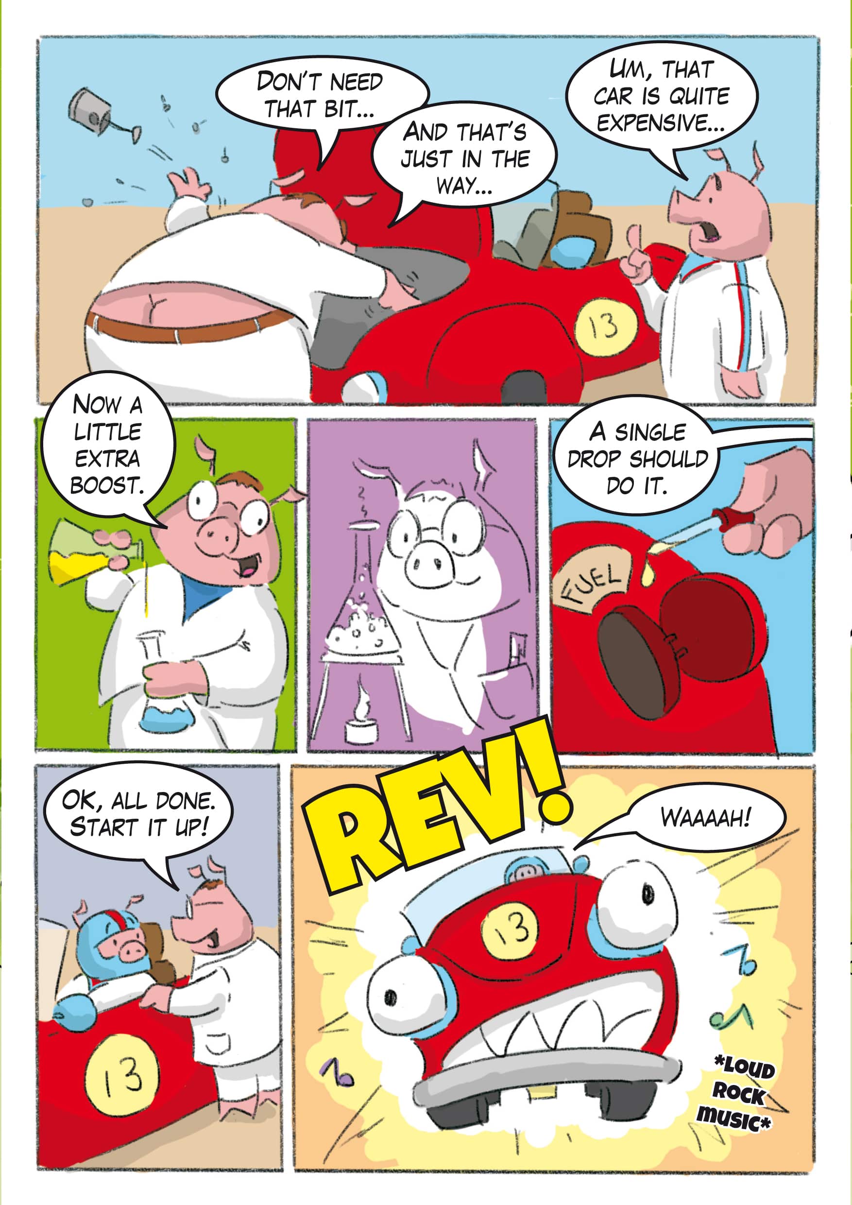 Science Pig — sample page 1